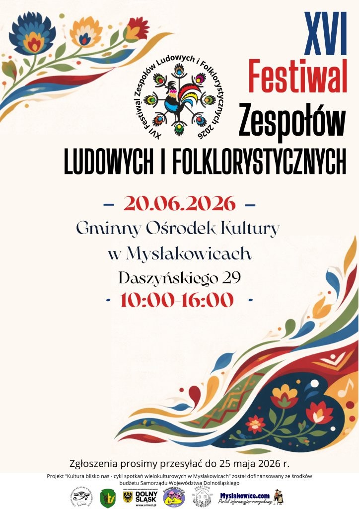 XV Festiwal Zespołów Ludowych i Folklorystycznych plakat