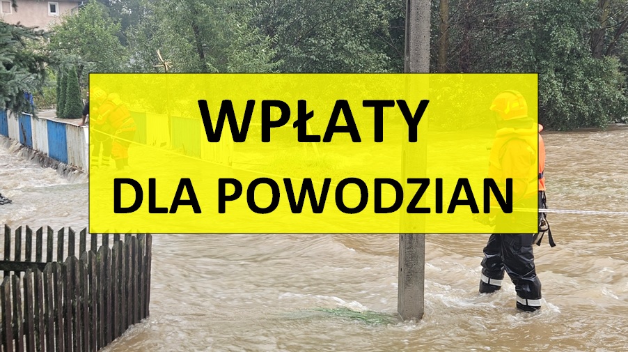 Wpłaty dla powodzian