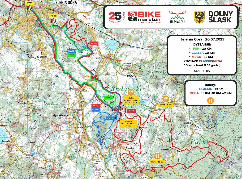 Bike Maraton trasa